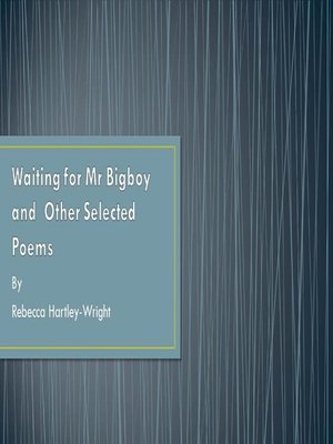 cover image of Waiting for Mr Bigboy and Other Selected Poems